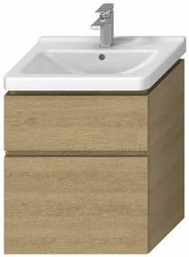 Kúpeľňová skrinka pod umývadlo Jika Cubito 59x42,7x68,3 cm dub H40J4234025191, 1 ks