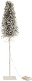 Vianočný zasnežený stromček s Led svetielkami Branch M - 13*13*58 cm