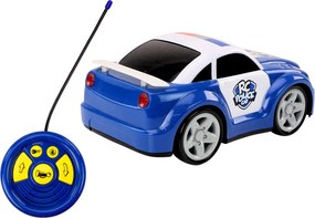LEAN Toys Policajné auto Cartoon diaľkovo ovládané svetlá zvuky