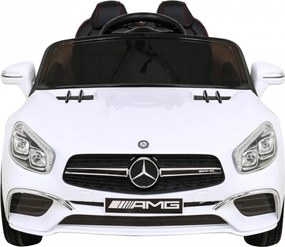 Ramiz Mercedes Benz AMG SL65 S elektrický pre deti Biely + diaľkové ovládanie