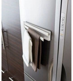 Biely magnetický výklopný držiak na utierky YAMAZAKI Tower