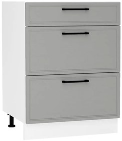 Kuchynská skrinka Emily D60S/3 Dast Grey