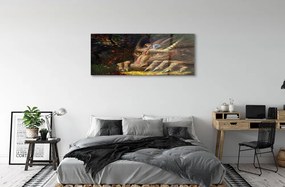 Obraz plexi Forest dračie hlava dievčatá 120x60 cm