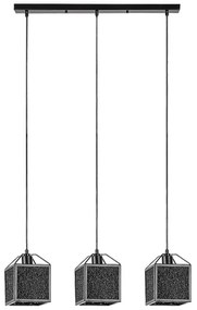 Rabalux 72219 - Luster na lanku SAMILO 3xE27/40W/230V čierna