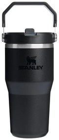 Čierna termoska z nehrdzavejúcej ocele 600 ml IceFlow™ Flip Straw 2.0 Tumbler Black – Stanley