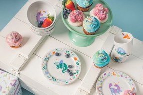 Bella Rose Detský porcelánový tanier Drak Ø 19 cm