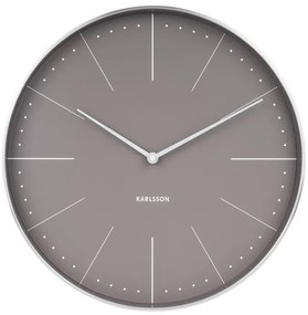 Designové nástěnné hodiny 5681GY Karlsson 38cm