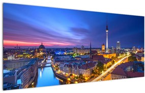 Obraz - Modré nebo nad Berlínom (120x50 cm)