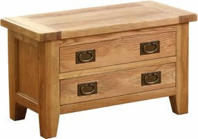 Truhlica s 2 zásuvkami, 80x40x48 cm