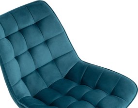 Noela Zamatová jedálenská stolička BELLA tyrkysová