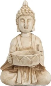 Dekoračná soška/svietnik Buddha, 14 cm%