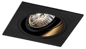 Sada 6 ks Moderné zapustené bodové čierne nastaviteľné - skľučovadlo 70