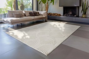 Obsession, Kusový koberec Zen Sei 200 Cream, 80x150, béžová, chodba / predsieň
