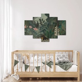 Obraz - Henri Rousseau, The Equatorial Jungle, reprodukcia (150x105 cm)