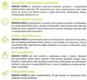 Komplet Zdravá fľaša 0,5 l a Zdravá desiata - Mňau