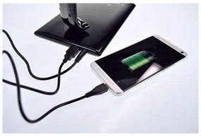 Solight WO37-W - LED stolná lampa stmievateľná USB konektor LED/12W/230V biela