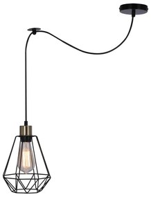 Luster na lanku PRIMO 1xE27/60W/230V pavúk