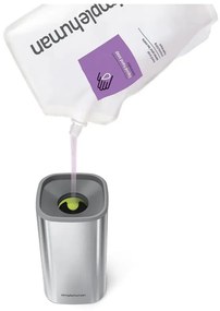 Dávkovač mydla z nerezovej ocele v striebornej farbe 295 ml - simplehuman