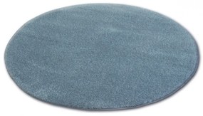 *Luxusný kusový koberec Shaggy Azra šedomodrý kruh, Velikosti 80cm