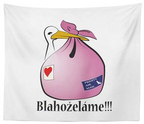 Sablio Deka Blahoželáme!!!: 150x120 cm