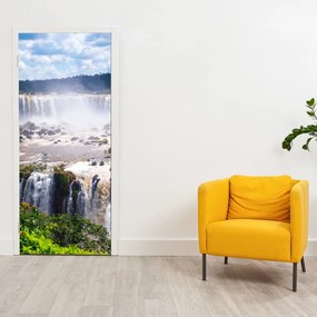 Fototapeta na dvere - Vodopády, Iguassu (95x205cm)