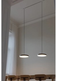 Čierne LED závesné svietidlo so stmievačom s kovovým tienidlom ø 43 cm Asteria Plus Medium – UMAGE