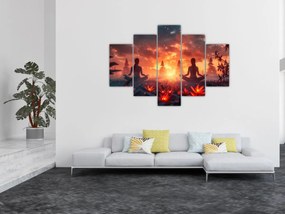 Obraz - Jóga v prírode (150x105 cm)