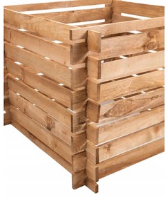 Záhradný drevený kompostér 640L