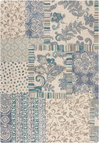 XXXLutz VLNENÝ KOBEREC, 120/170 cm modrá Flair Rugs - Online Only bytové doplnky - 003165045601