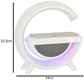 IKO LED svetlo s indukčnou nabíjačkou s rádiom