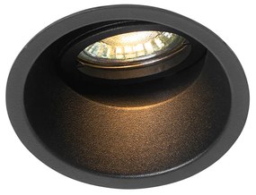 Moderné zapustené bodové svetlo čierne otočné a nakloniteľné - Alloy