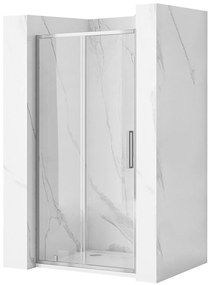 Rea Rapid Slide, posuvné sprchové dvere 1500 x 1950 mm, 6mm číre sklo, chrómový profil, REA-K5605