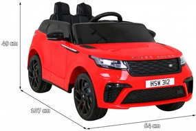 RAMIZ Autíčko Range Rover Velar PA.QY2088.CR - červené