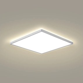 Brilagi - LED kúpeľňové stropné svietidlo ULTRA SLIM LED/24W/230V 42x42 cm strieborné IP54