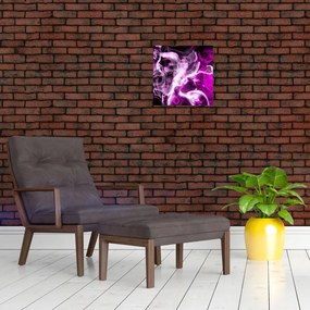 Obraz - fialový dym