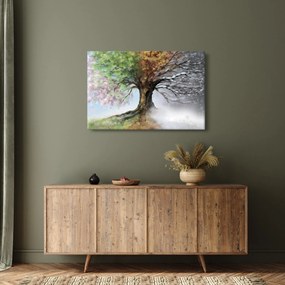 Obraz - Strom štyroch ročných období (90x60 cm)