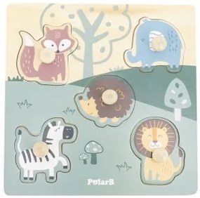 Viga Drevené puzzle - Zvieratá