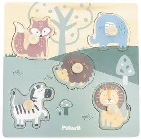 Viga Drevené puzzle - Zvieratá