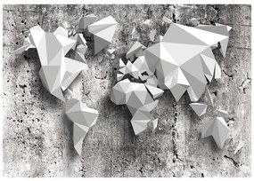 Artgeist Fototapeta - World Map: Origami Veľkosť: 400x280, Verzia: Premium