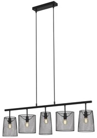 Brilo 4076-055 - Luster na lanku RETRO 5xE14/40W/230V