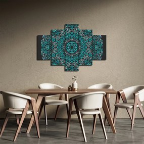Obraz ornamentálne abstrakcie (150x105 cm)