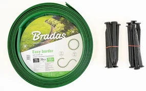 Bradas Neviditeľný obrubník 2v1 10 m x 50 mm, zelená (vrátane klincov)