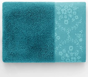 Bavlnený uterák AmeliaHome Crea 50 x 90 cm modrý/morský