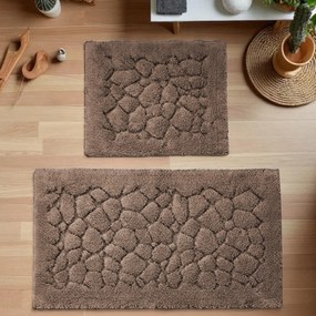 DY Kúpeľňová sada koberca BOSTON 10 Hnedý