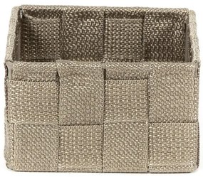 Úložný organizér Compactor TEX 12 x 12 x 7 cm, hnedá