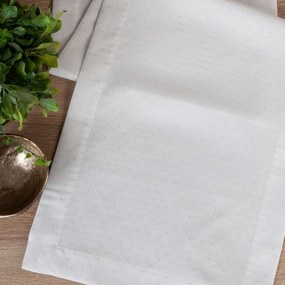 Dekorstudio Behúň na stôl ELIZA zdobený striebornou niťou Rozmer behúňa (šírka x dĺžka): 40x140cm