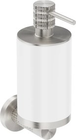 Mexen Triv, nástenný dávkovač mydla, biela / brúsená oceľ, 70A33058-97W