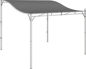 Outsunny náhradná plachta na pergolu 298 × 293 cm (pre 3 × 3 m) — tmavosivá | Aosom