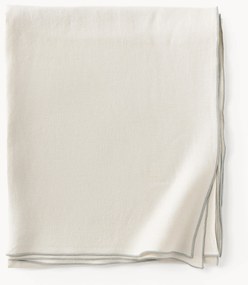 Ľanový obrus's dekoračným lemom Kennedy