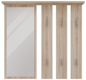 Vešiakový panel Oasis 1 (dub sonoma) (so zrkadlom). Akcia -14%. Vlastná spoľahlivá doprava až k Vám domov. 1132564